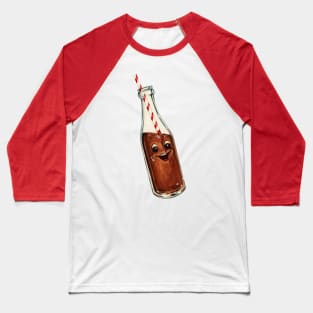 Soda Cartoon Baseball T-Shirt